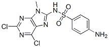 4-Amino-N-(2,6-dichloro-9-methyl-9H-purin-8-yl)benzenesulfonamide CAS#: 5752-04-5