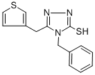 4-BENZYL-5-(3-THIENYLMETHYL)-4H-1,2,4-TRIAZOLE-3-THIOL CAS#: 451502-05-9
