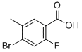 4-BROMO-2-FLUORO-5-METHYLBENZOIC ACID CAS#: 415965-24-1