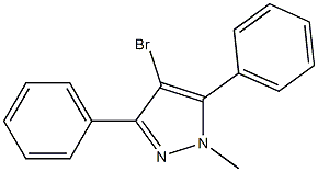 4-BroMo-1-Methyl-3,5-diphenyl-1H-pyrazole CAS#: 57389-74-9