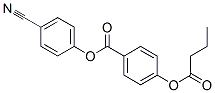 4-(Butyryloxy)benzoic acid 4-cyanophenyl ester CAS#: 56131-51-2