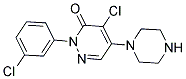 4-CHLORO-2-(3-CHLOROPHENYL)-5-PIPERAZINO-3(2H)-PYRIDAZINONE CAS#: 449778-66-9