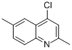 4-CHLORO-2,6-DIMETHYLQUINOLINE CAS#: 6270-08-2