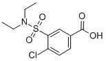 4-CHLORO-3-DIETHYLSULFAMOYL-BENZOIC ACID CAS#: 59210-68-3