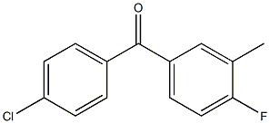 4-CHLORO-4'-FLUORO-3'-METHYLBENZOPHENONE CAS#: 59612-89-4