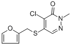 4-CHLORO-5-[(2-FURYLMETHYL)THIO!-2-METHYLPYRIDAZIN-3(2H)-ONE, 97 CAS#: 465514-01-6