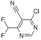 4-CHLORO-5-CYANO-6-DIFLUOROMETHYLPYRIMIDINE CAS#: 425394-90-7