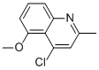4-CHLORO-5-METHOXY-2-METHYL-QUINOLINE CAS#: 59611-54-0