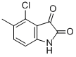 4-CHLORO-5-METHYLISATIN CAS#: 53003-18-2