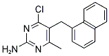4-CHLORO-6-METHYL-5-NAPHTHALEN-1-YLMETHYL-PYRIMIDIN-2-YLAMINE CAS#: 500157-97-1