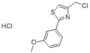 4-(CHLOROMETHYL)-2-(3-METHOXYPHENYL)-1,3-THIAZOLE HYDROCHLORIDE CAS#: 55315-31-6