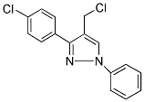 4-(CHLOROMETHYL)-3-(4-CHLOROPHENYL)-1-PHENYL-1H-PYRAZOLE CAS#: 55432-06-9