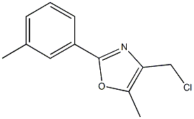 4-(CHLOROMETHYL)-5-METHYL-2-(3-METHYLPHENYL)-1,3-OXAZOLE CAS#: 521266-92-2