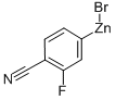 4-CYANO-3-FLUOROPHENYLZINC BROMIDE CAS#: 521093-90-3