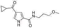 4-CYCLOPROPANECARBONYL-1H-PYRROLE-2-CARBOXYLIC ACID (3-METHOXY-PROPYL)-AMIDE CAS#: 477848-71-8