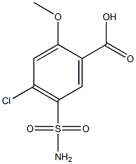 4-Chloro-2-Methoxy-5-sulfaMoylbenzoic acid CAS#: 55524-67-9