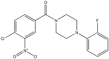 (4-Chloro-3-nitrophenyl)(4-(2-fluorophenyl)piperazin-1-yl)Methanone CAS#: 432020-20-7