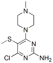 4-Chloro-6-(4-methylpiperazino)-5-(methylthio)pyrimidin-2-amine CAS#: 55921-66-9