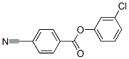 4-Cyanobenzoic acid 3-chlorophenyl ester CAS#: 53327-09-6