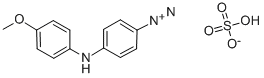 4-DIAZO-4'-METHOXYDIPHENYLAMINE SULFATE CAS#: 49732-38-9