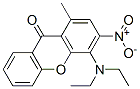 4-(Diethylamino)methyl-3-nitro-9H-xanthen-9-one CAS#: 43159-92-8