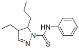 4-Ethyl-4,5-dihydro-N-phenyl-5-propyl-1H-pyrazole-1-carbothioamide CAS#: 55255-48-6