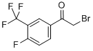 4-FLUORO-3-(TRIFLUOROMETHYL)PHENACYL BROMID CAS#: 537050-14-9