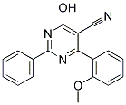 4-HYDROXY-6-(2-METHOXYPHENYL)-2-PHENYL-5-PYRIMIDINECARBONITRILE CAS#: 477853-96-6