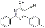 4-HYDROXY-6-(4-METHYLPHENYL)-2-PHENYL-5-PYRIMIDINECARBONITRILE CAS#: 477853-90-0