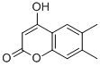 4-HYDROXY-6 7-DIMETHYLCOUMARIN 98 CAS#: 55004-77-8
