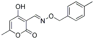 4-HYDROXY-6-METHYL-2-OXO-2H-PYRAN-3-CARBALDEHYDE O-(4-METHYLBENZYL)OXIME CAS#: 477859-30-6