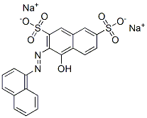 4-Hydroxy-3-(1-naphthalenylazo)-2,7-naphthalenedisulfonic acid disodium salt CAS#: 5858-64-0