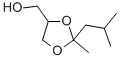 4-Hydroxymethyl-2-isobutyl-2-methyl-1,3-dioxolane CAS#: 5660-53-7
