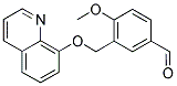 4-METHOXY-3-(QUINOLIN-8-YLOXYMETHYL)BENZALDEHYDE CAS#: 438530-70-2