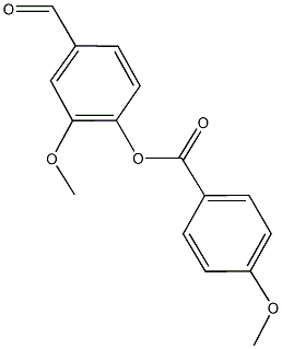 4-METHOXY-BENZOIC ACID 4-FORMYL-2-METHOXY-PHENYL ESTER CAS#: 5420-38-2