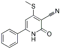 4-(METHYLSULFANYL)-2-OXO-6-PHENYL-1,2-DIHYDRO-3-PYRIDINECARBONITRILE CAS#: 57663-06-6