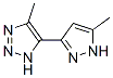 4-Methyl-5-(5-methyl-1H-pyrazol-3-yl)-1H-1,2,3-triazole CAS#: 51719-86-9