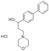 4-Morpholinepropanol, alpha-(4-biphenylyl)-, hydrochloride CAS#: 50910-20-8