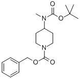 4-(N-TERT-BUTOXYCARBONYL-N-METHYLAMINO)PIPERIDINE-1-CARBOXYLIC ACID BENZYL ESTER CAS#: 405057-76-3