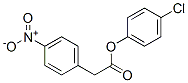 4-Nitrobenzeneacetic acid 4-chlorophenyl ester CAS#: 53218-11-4