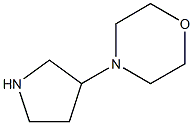 4-PYRROLIDIN-3-YLMORPHOLINE CAS#: 53617-37-1