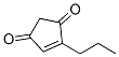 4-Propyl-4-cyclopentene-1,3-dione CAS#: 58940-74-2