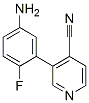4-Pyridinecarbonitrile, 3-(5-amino-2-fluorophenyl)- CAS#: 462652-71-7