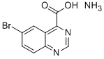 4-Quinazolinecarboxylic acid, 6-bromo-, ammonium salt CAS#: 474710-80-0