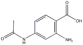 4-acetylamino-2-aminobenzoic acid CAS#: 43134-76-5