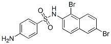 4-amino-N-(1,6-dibromonaphthalen-2-yl)benzenesulfonamide CAS#: 5419-08-9