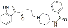 4-benzamido-1-(4-(indol-3-yl)-4-oxobutyl)piperidine CAS#: 58786-30-4