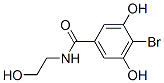 4-bromo-3,5-dihydroxy-N-(2-hydroxyethyl)benzamide CAS#: 46427-20-7