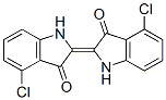 4-chloro-2-(4-chloro-1,3-dihydro-3-oxo-2H-indol-2-ylidene)-1,2-dihydro-3H-indol-3-one CAS#: 6275-44-1