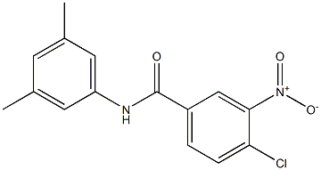 4-chloro-N-(3,5-dimethylphenyl)-3-nitrobenzamide CAS#: 5357-01-7
